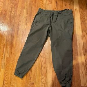 Dark Green Gap Drawstring Men’s Pants size L